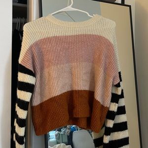 striped multicolor sweater